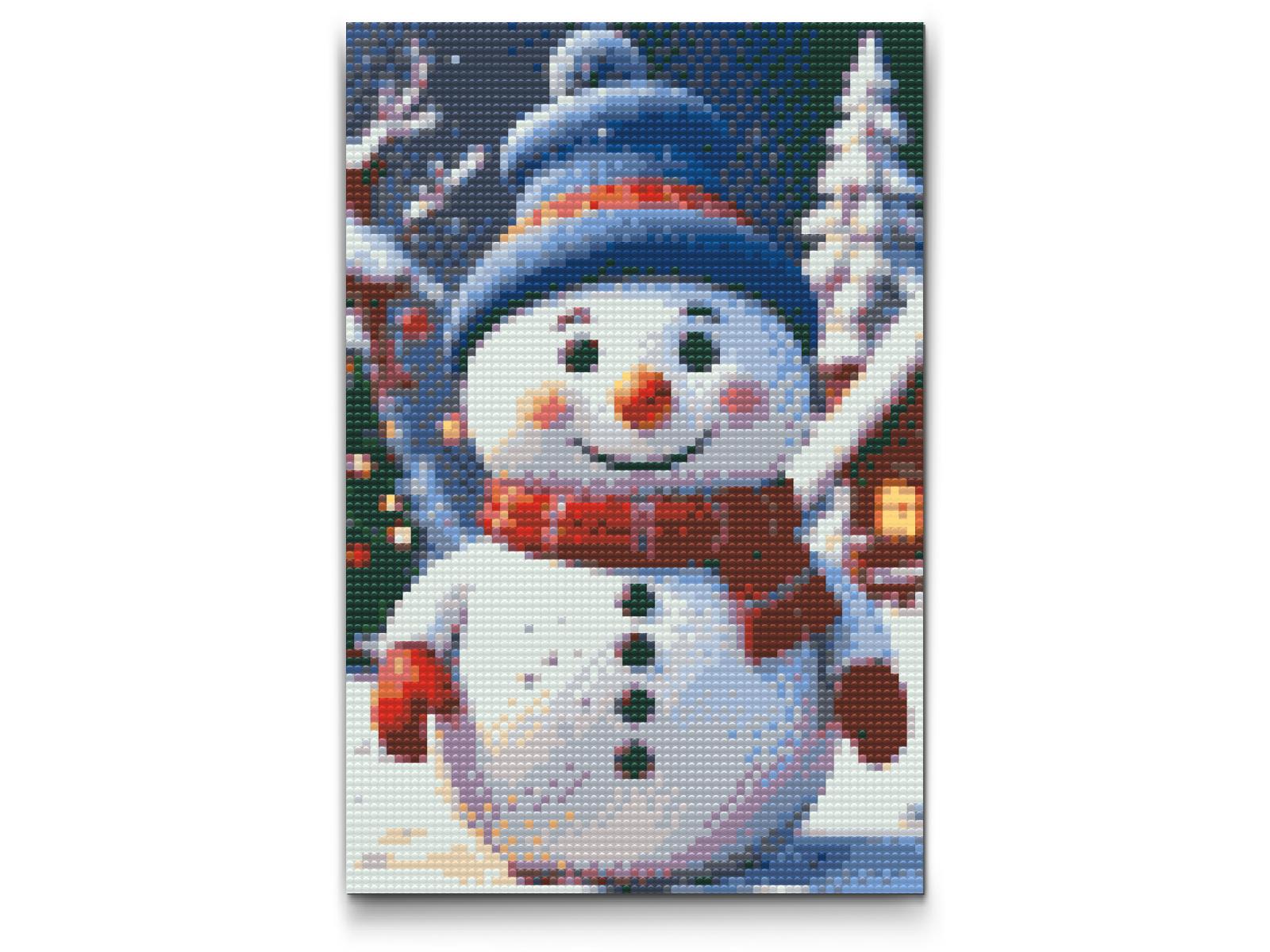 Diamantové malování - Snowman for children